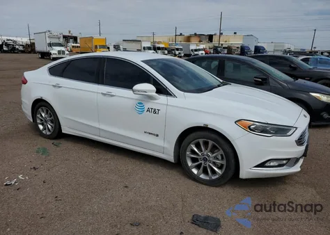 2017 Ford Fusion Se Hybrid z USA, uszkodzony, nr VIN 3FA6P0LU6HR409142